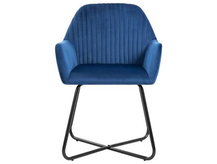 Stable&Durable - Bleu - Chaises à manger lot de 2 Bleu Velours - Siège de Salon&cuisine HS658126224
