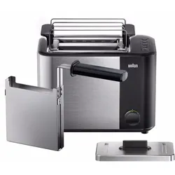 Braun HT 5015 BK Toaster schwarz / edelstahl