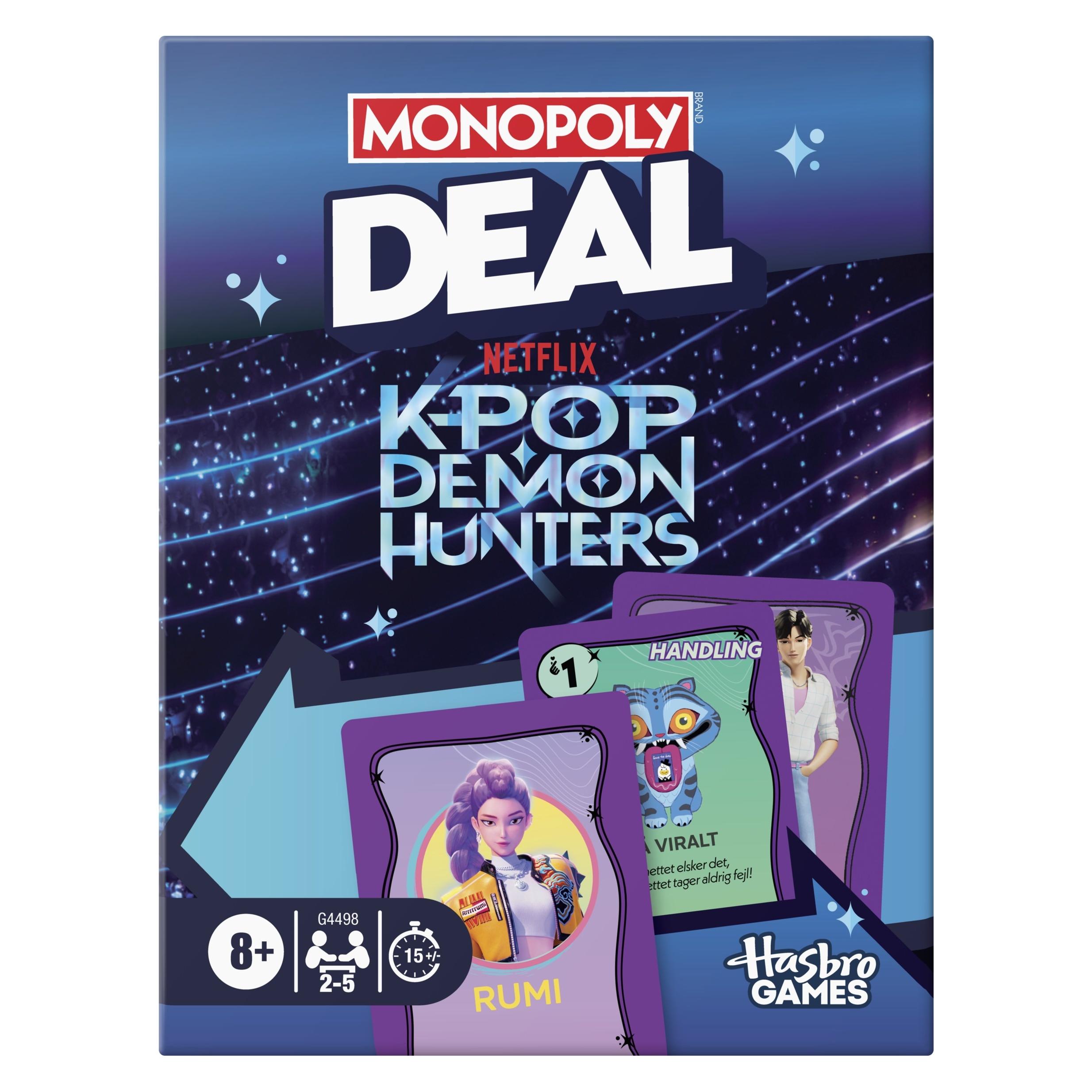 Hasbro Monopoly Deal KPop Demon Hunters (Dänisch) (374-4498108)