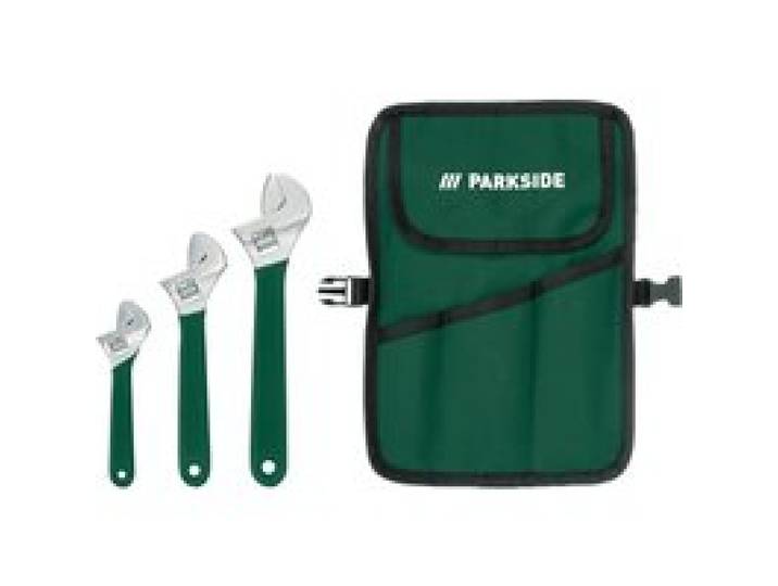 PARKSIDE® Jeu de clés à molette et pinces multiprises (Jeu de clés à molette 3 pièces)