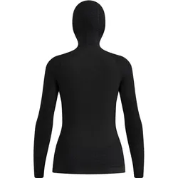 Odlo, Damen, Funktionsshirt, Seamless Performance Wool Funktionsshirt mit Gesichtsschutz (XL), Schwarz