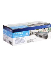 Brother Tonerpatrone Cyan Original Toner Laser Bis zu 3.500 Seiten (TN326C)
