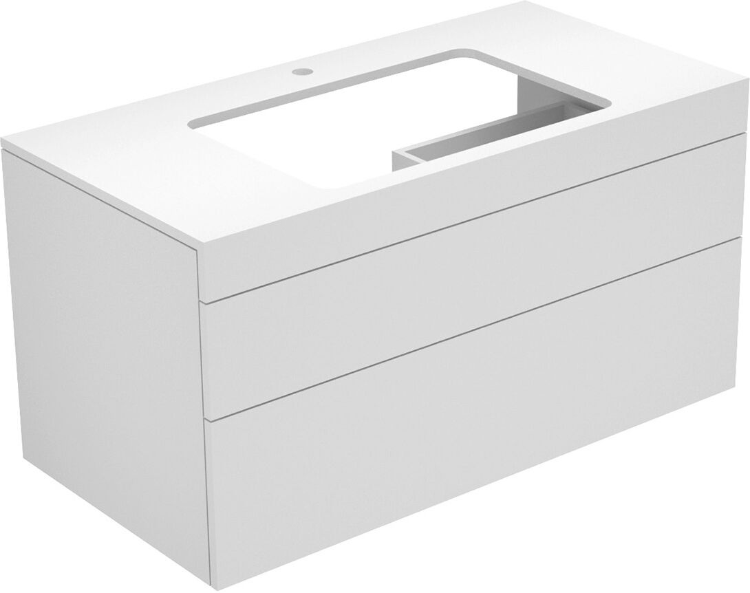 Keuco Edition 400 Keuco Edition 400 Keuco 31572170100 105x54,6x53,5cm, avec trou pour robinet, truffe