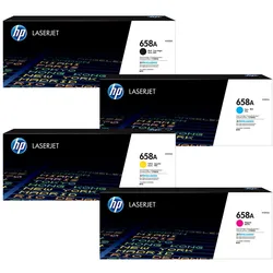 HP Original 658A Toner 4er Set BK/C/M/Y (OP658ASET)