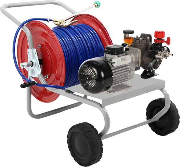 AgriEuro TOP-LINE Kit motopompe de pulvérisation électrique sur chariot - Annovi reverberi AR 303 EM
