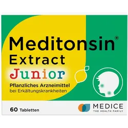 MEDITONSIN Extract Junior pflanzl.Erkältungstabl. 60 St