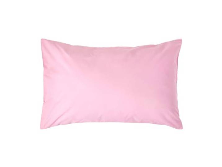 Homescapes roze zuiver Egyptisch katoenen kussensloop met standaard maat, 200 en 400 draadtelling percal equivalent kussensloop