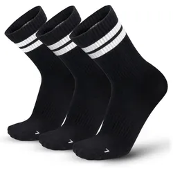 LENZ SPORTS MID CUT 3er Pack Socken 2026 black - 43-46
