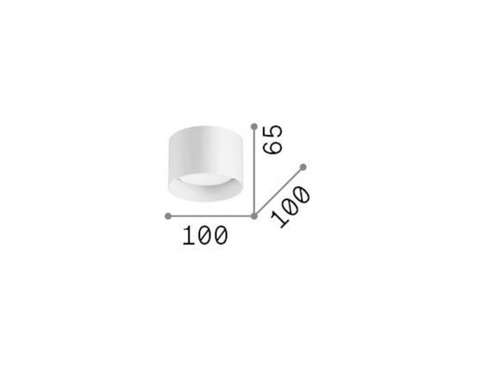 ideal lux Ideal Lux Downlight Spike Round, kupferfarben, Alu, Ø 10 cm Round, kupfer, für Wohn- / Esszimmer, Aluminium, Modern, Downlights