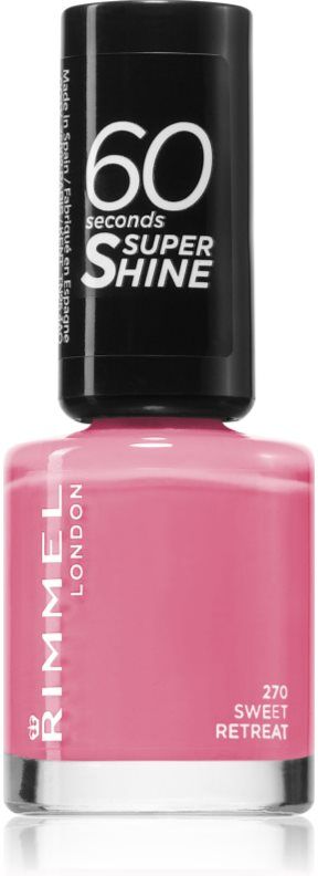 Rimmel 60 Seconds By Rita Ora nail polish shade 270 Sweet Retreat 8 ml