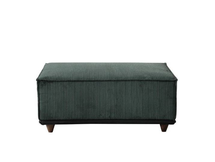Xlmoebel Hocker Moderner Grüner Rechteckiger Pouf für das Schlafzimmer (Ottomane, 1 St., Ottomane), Made in Europa