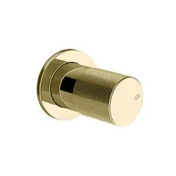 Gessi Habito Fertigmontageset Waschtisch-Einhebelmischer, für Abgang oben, Wandmontage, DIAMANTATO, 70699710, Farbe: Messing PVD
