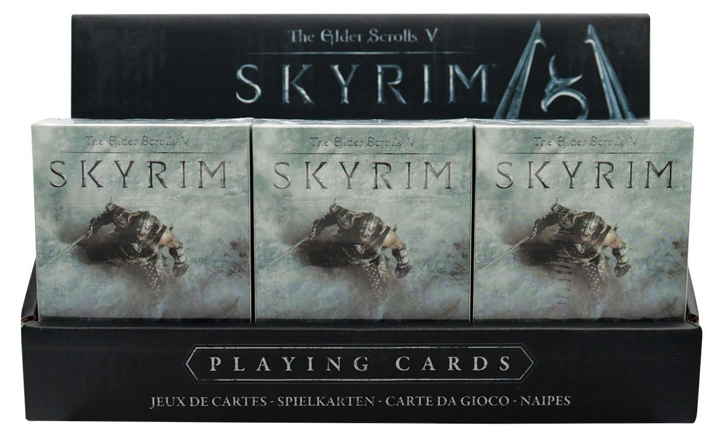 Fanatic Elder Scrolls Skyrim spelkaarten display (12 stuks)