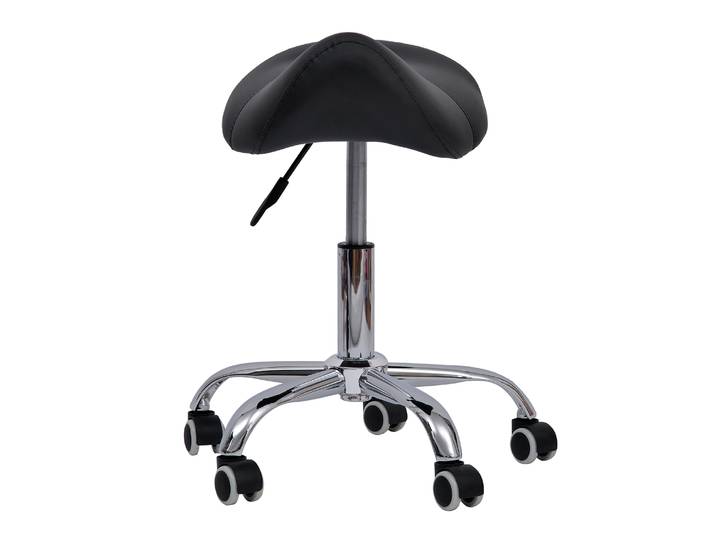 Tabouret pivotant Homcom, chaise réglable rembourrée pour esthéticienne