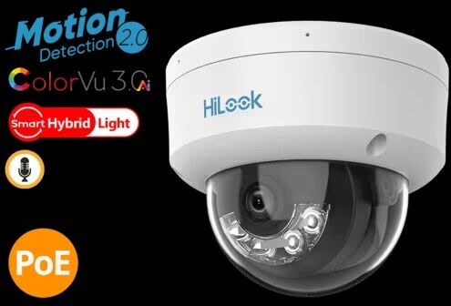 HiLook IPC-D149HAA-LU(2.8mm) 4 MP ColorVu 3.0 Fixed Dome Network Camera 2.8mm