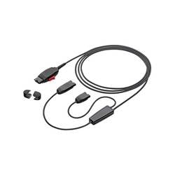 HP Poly Y-Trainingskabel mit QD Lock-Digital-Headsets Telefonkabel 85S09AA