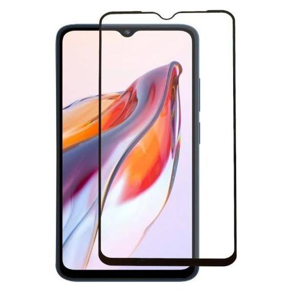 OEM Gehärtetes Glas 6D für Xiaomi Redmi 10C / 12C / Poco C40 schwarzer Rahmen (Xiaomi Poco C40, Xiaomi Redmi 10C) (ILIKE)