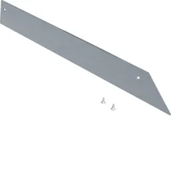 Hager AKE2500401 Endstück einseitig aus Stahlblech zu Aufbodenkanal AK 250x40mm