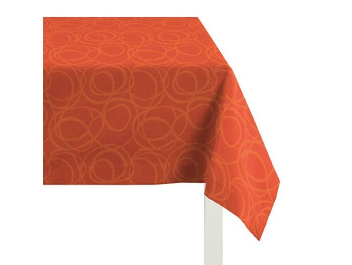 Nappe Alabama 85 x 85 cm Rouge/Rouge/Orange