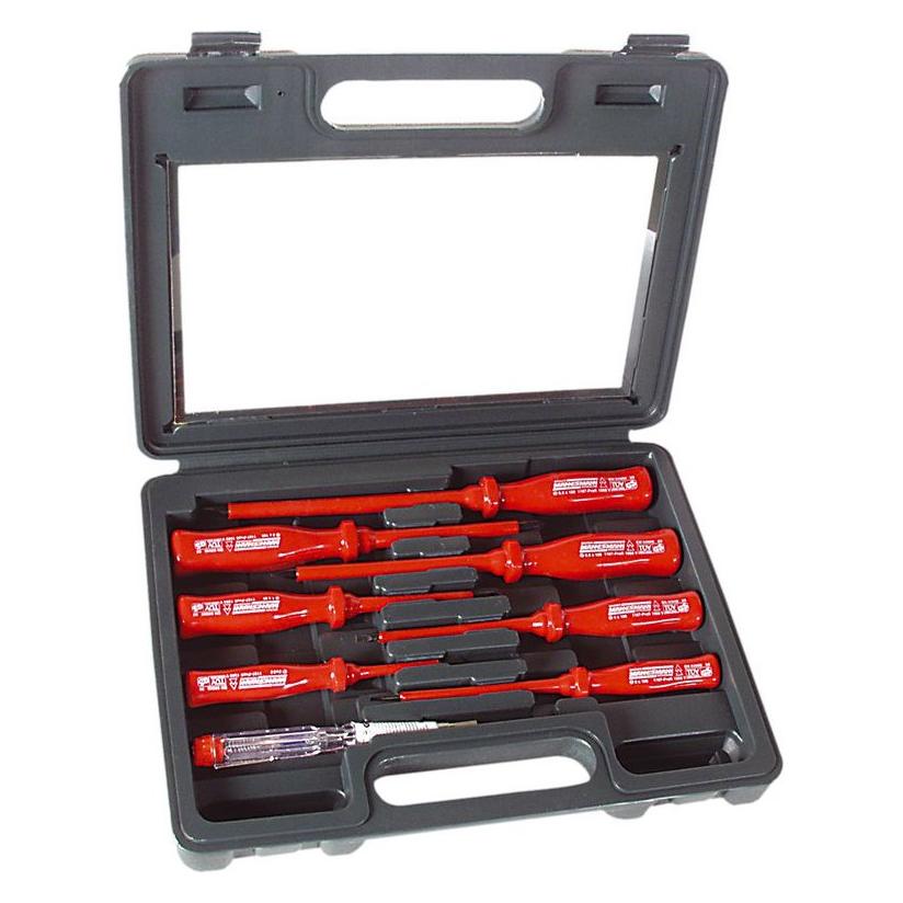 Mannesmann Schraubendreher Set 8-tlg. VDE-GS (Kreuzschlitz, Schlitzschrauben) (M 1187-8-PL)