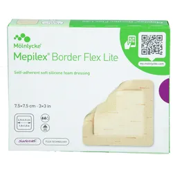 Mepilex Border Flex Lite Schaumverb 7.5x7.5cm 5 ST