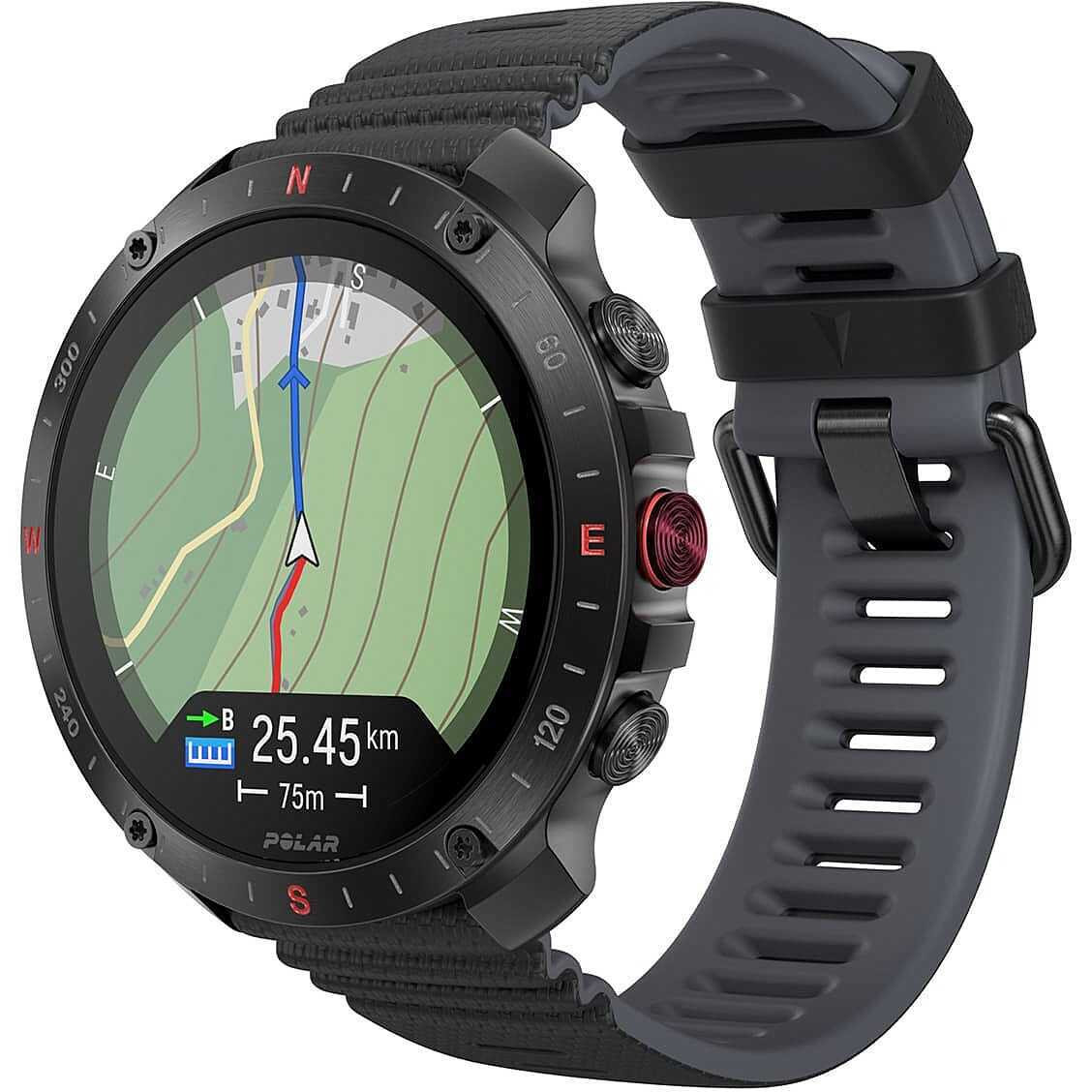 POLAR Grit X2 Pro sportwatch, zwart