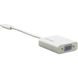 Kramer ADC-U31C/GF - Externer Videoadapter - USB-C 3.1 - VGA - weiss (17 cm), Data + Video Adapter, Weiss