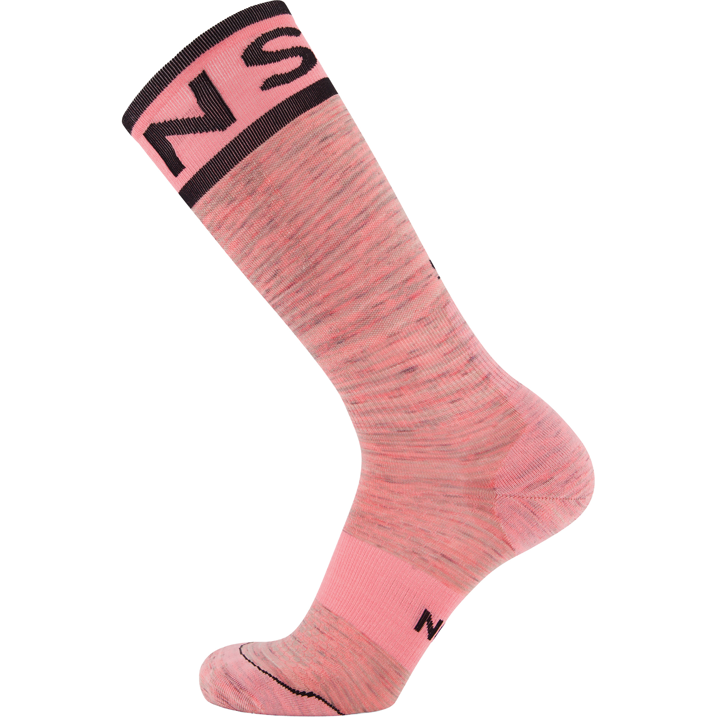 Mons Royale Atlas Merino Snow Skisocken rosa Größe 42 Skifahren Elastisch Merinowolle