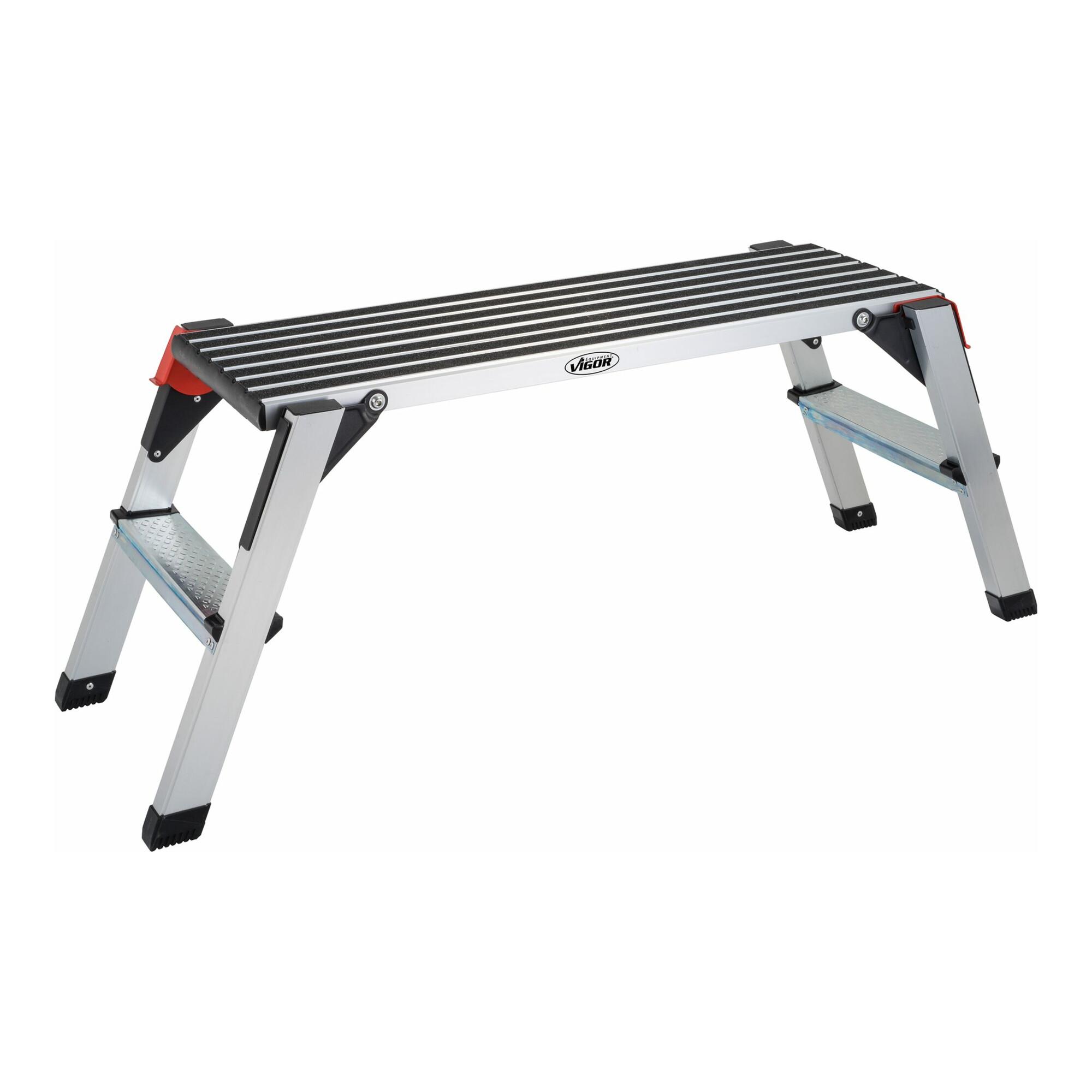 VIGOR Sicherheits-Laufbühne, Aluminium V4638)