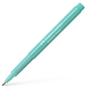 Faber-Castell Fineliner Broadpen pastell, pastelltürkis, Strichbreite 0,8 mm, dokumentenecht