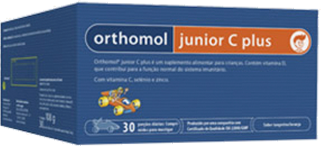 Orthomol Junior C Plus Sabor Laranja 30unidades