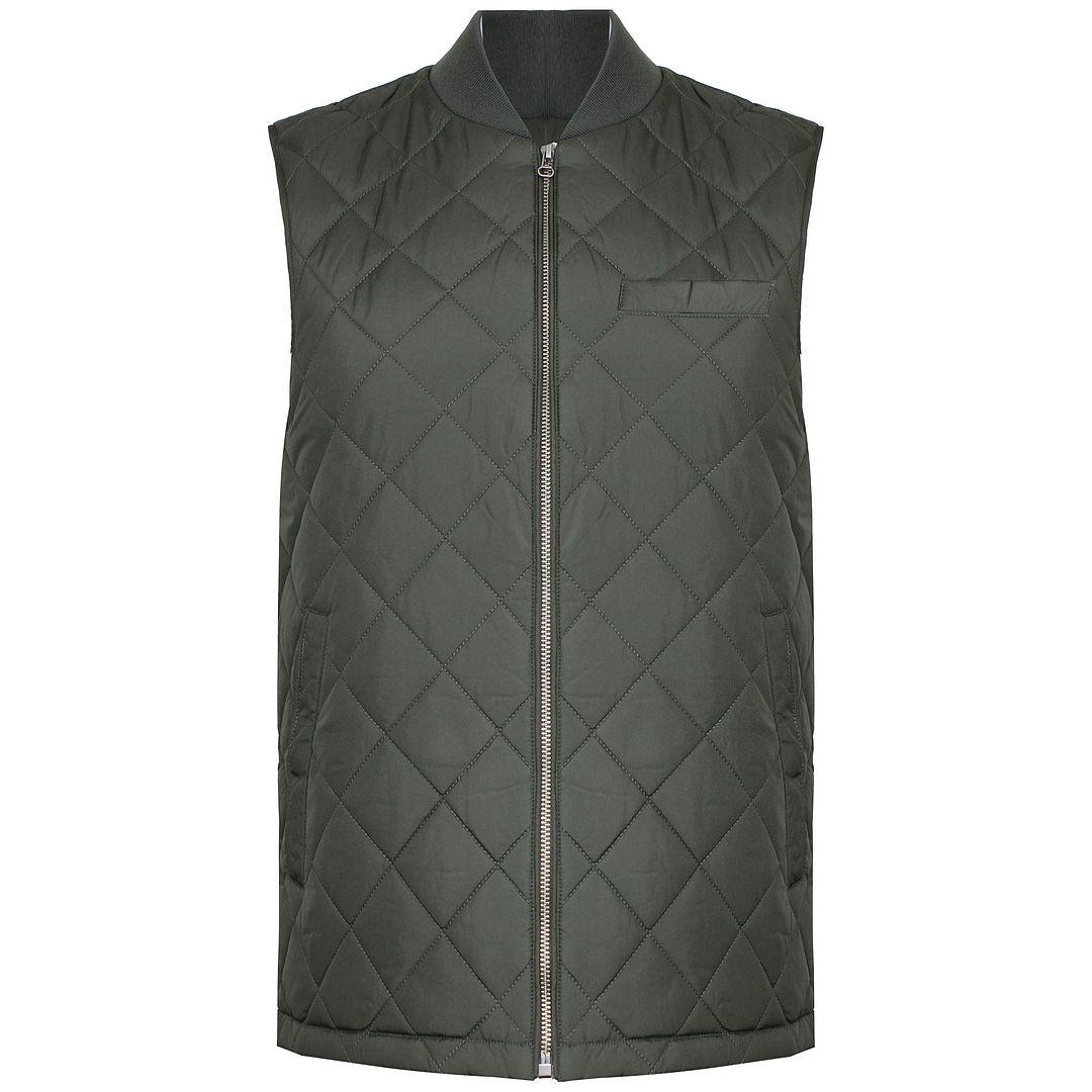 Hackett London Modulair Heren Olijf Gilet