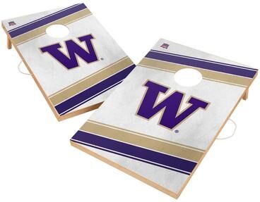 Skip's Garage Washington Huskies 2x4 Tailgate Cornhole Boards