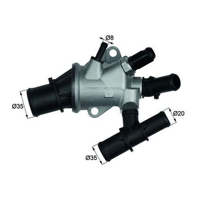 MAHLE Thermostat, Kühlmittel TI 170 88 für Fiat