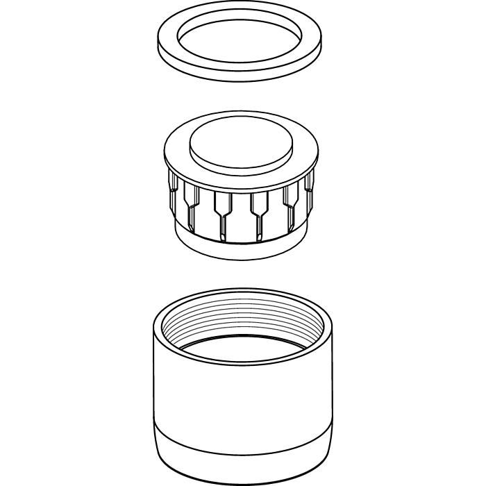Ideal Standard 1 Neoperl-Düse M22x1, Chrom A960905AA