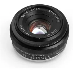 TTArtisan 25mm f/2 für Canon RF (Canon RF, APS-C / DX), Objektiv, Schwarz