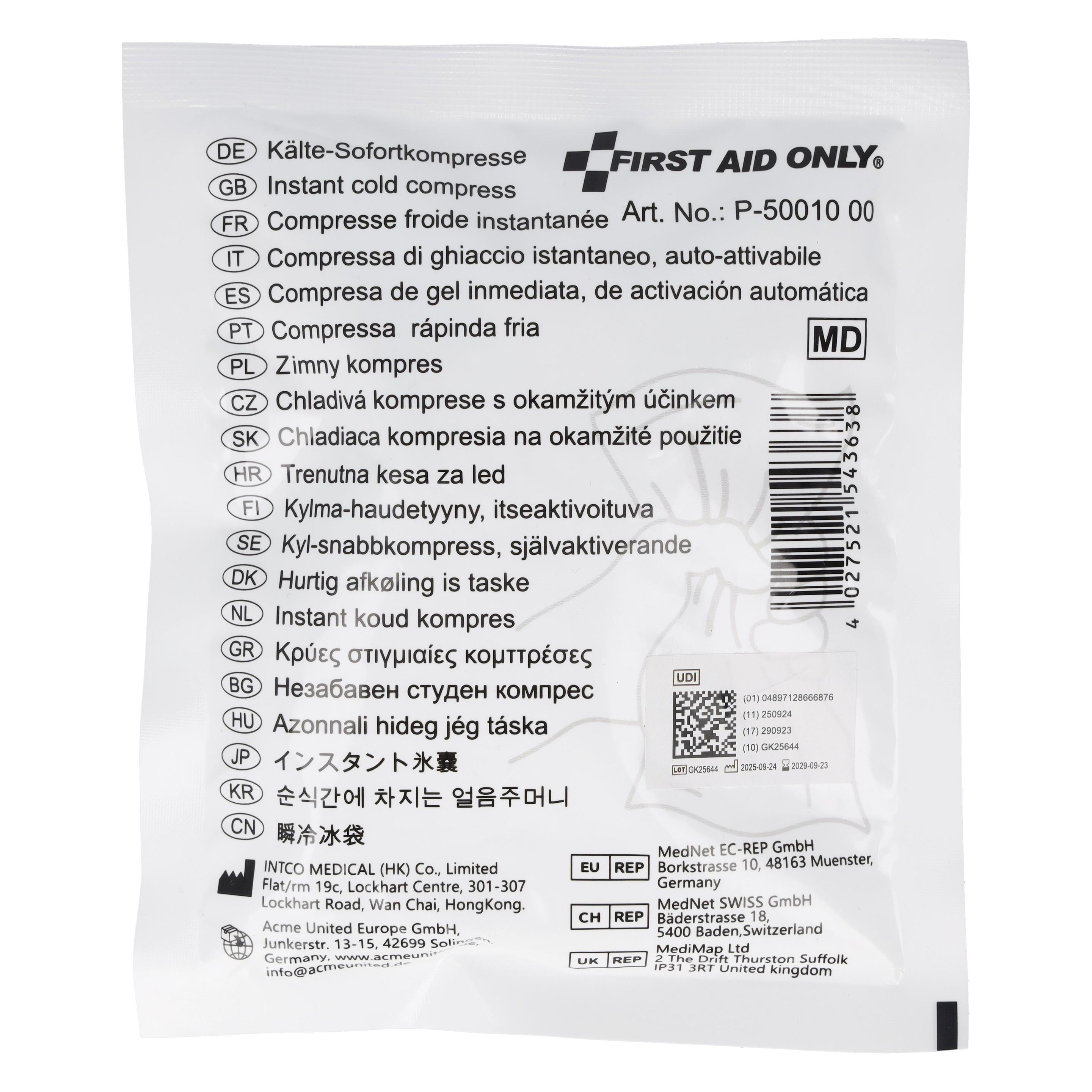 First Aid Only Einweg Kältekompresse (1x, 106 g) (P-5001000)