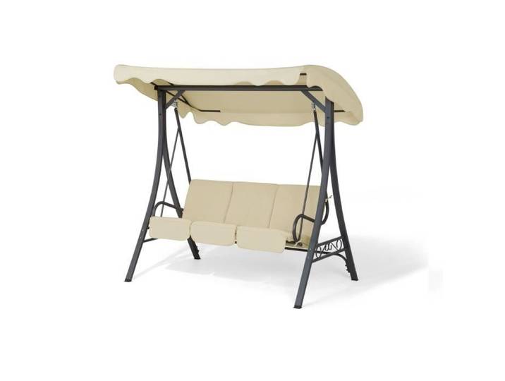 Beliani - Balancelle de jardin beige GARBO