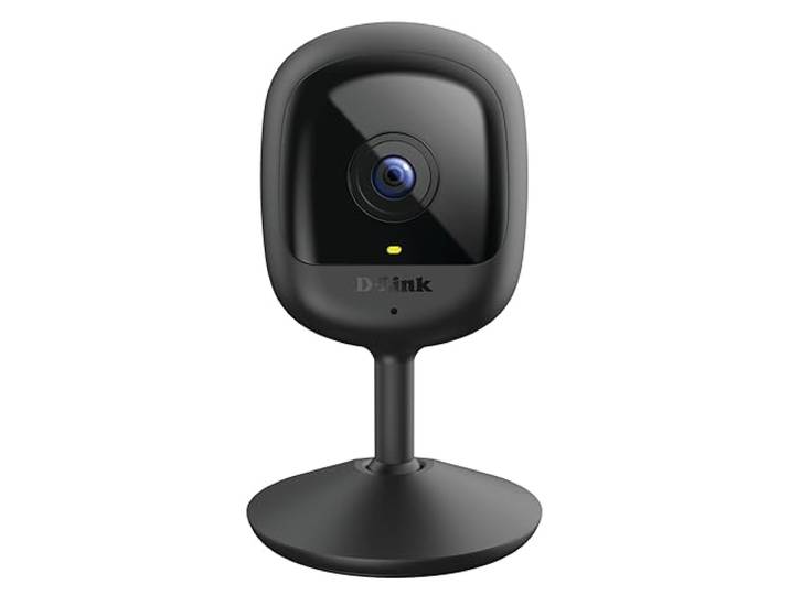 D-Link DCS-6501LH Caméra Wi-FI compacte 2K panoramique et inclinable\, 1296p\, Vision Nocturne\, Carte SD/Enregistrement Cloud\, détection de Son/Mouvement\, Audio bidirectionnel\, accès à Distance