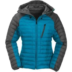 MAUL Damen Funktionsjacke Annaberg Steppjacke+Kapuze, Größe 38 in Blau Blau