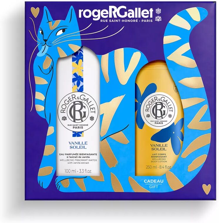 Roger & Gallet - Geschenkset Wohlfühl-Parfum Vanille Sonne 100ml und dazu passende Körpermilch, set