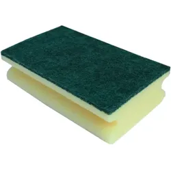 Vliesschwamm Sito Topfreiniger extra groß gelb-grün 15x9x4,5 cm, großer Reinigungsschwamm vielseitig einsetzbar