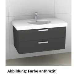Artiqua 413 Waschtischunterschrank für Preciosa 124200, 124220 Sangallo Grau quer, 413-WU2L-K43-7152 413-WU2L-K43-7152-432