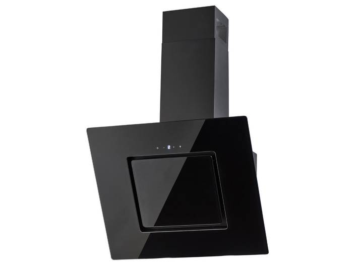 PKM Dunstabzugshaube, Schwarz, Metall, Glas, 49.5x113.7x37.2 cm, Randabsaugung, elektronische Steuerung, Arbeitsplatzbeleuchtung, Küchen, Küchenelektrogeräte, Dunstabzugshauben