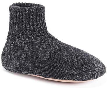MUK LUKS Morty Slipper - Mens M Size 8.5-9.5 Black Slipper Medium