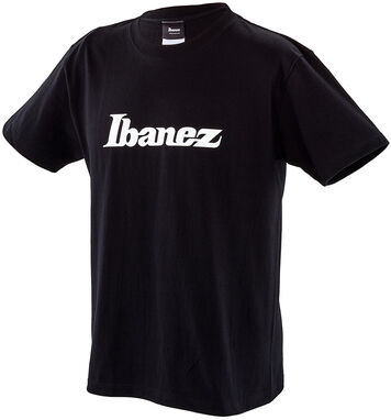 IBAT007L T-Shirt Schwarz mit weißem Ibanez