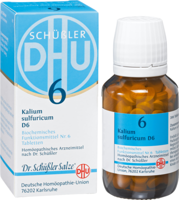 DHU-Arzneimittel GmbH & Co. KG BIOCHEMIE DHU 6 Kalium sulfuricum D 6 Tabletten 80 St 00274275