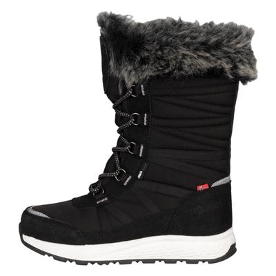 Winterstiefel TROLLKIDS "GIRLS HEMSEDAL WINTER BOOTS XT", Mädchen, Gr. 28, Fleece, schwarz, Synthetik, Schuhe Winterstiefel, Snowboots, Winterstiefel, Winterschuhe, wasserdicht