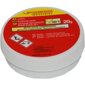Rothenberger-Industrial Lötfett 035718E, 20g, Flussmittel zum Weichlöten