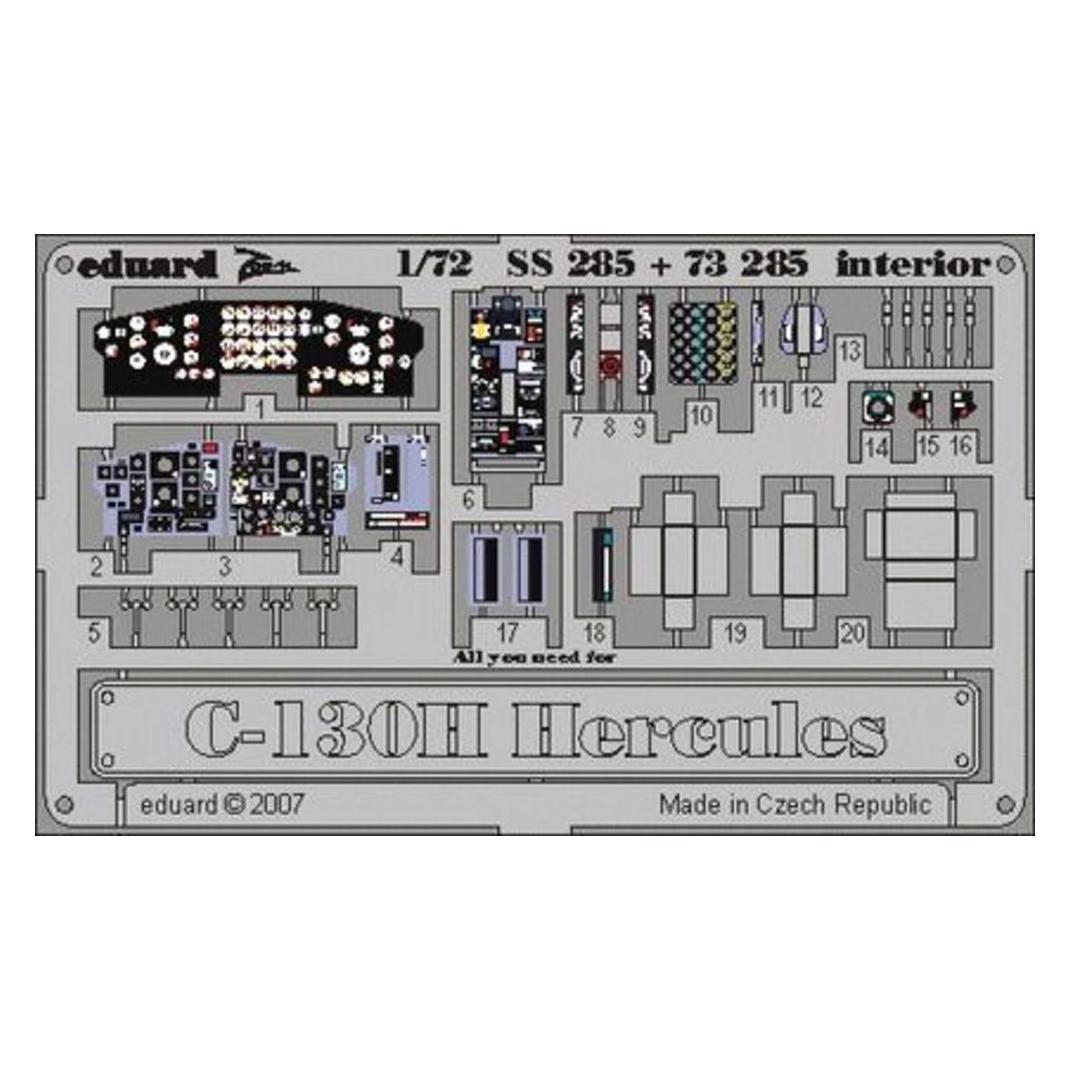 Eduard C-130H Hercules interior (SS285)